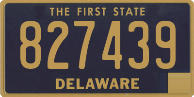 DE license plate 827439
