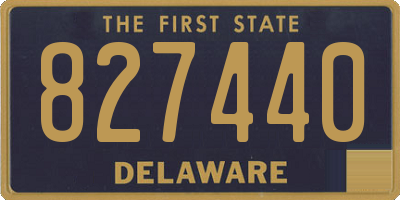 DE license plate 827440