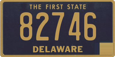 DE license plate 82746