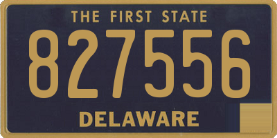DE license plate 827556