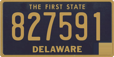 DE license plate 827591