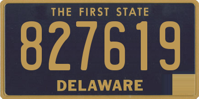 DE license plate 827619