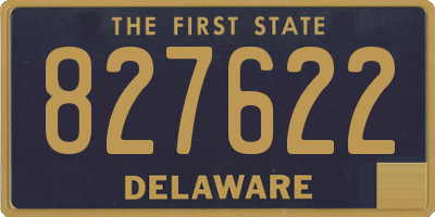 DE license plate 827622
