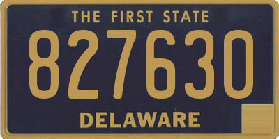DE license plate 827630