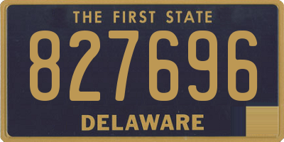 DE license plate 827696