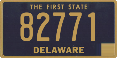 DE license plate 82771