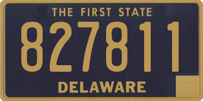 DE license plate 827811