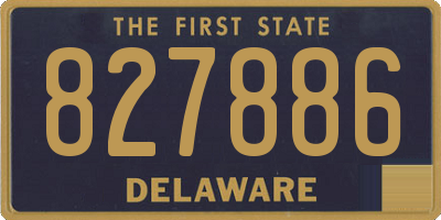 DE license plate 827886