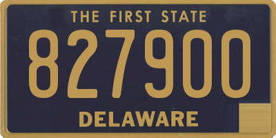 DE license plate 827900