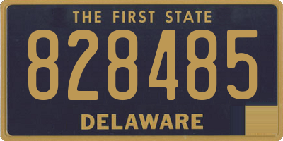 DE license plate 828485