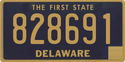 DE license plate 828691