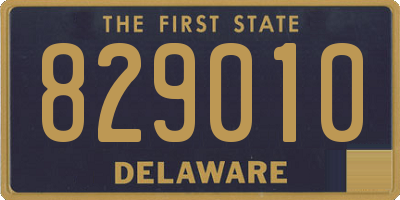 DE license plate 829010