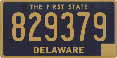 DE license plate 829379