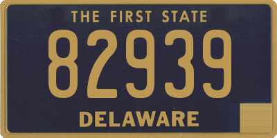 DE license plate 82939