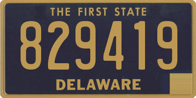 DE license plate 829419