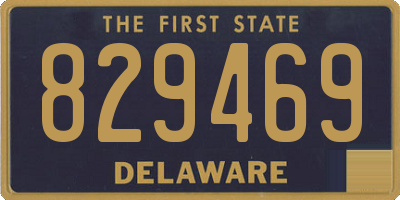 DE license plate 829469