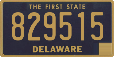 DE license plate 829515