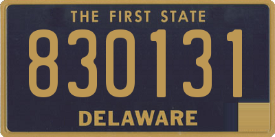 DE license plate 830131