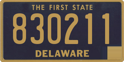 DE license plate 830211