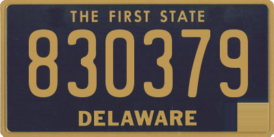 DE license plate 830379