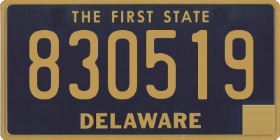DE license plate 830519