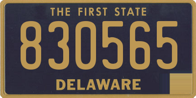 DE license plate 830565