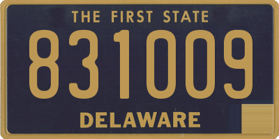 DE license plate 831009