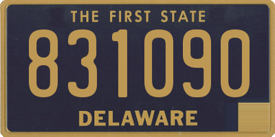 DE license plate 831090