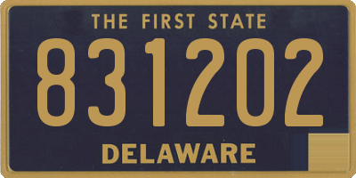 DE license plate 831202