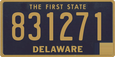 DE license plate 831271
