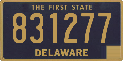 DE license plate 831277