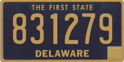 DE license plate 831279