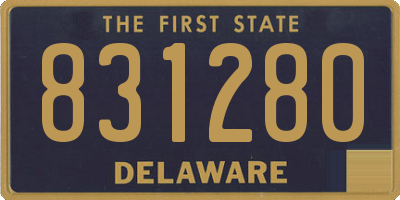 DE license plate 831280