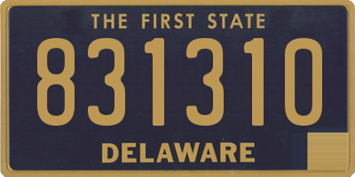 DE license plate 831310
