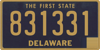 DE license plate 831331
