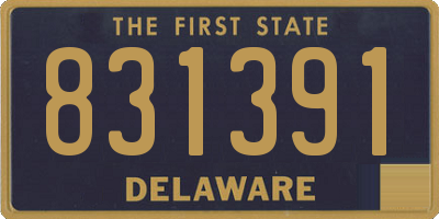 DE license plate 831391