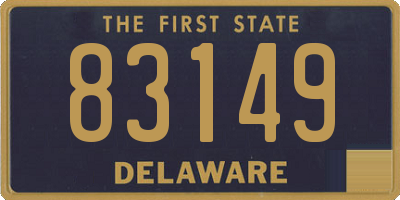 DE license plate 83149
