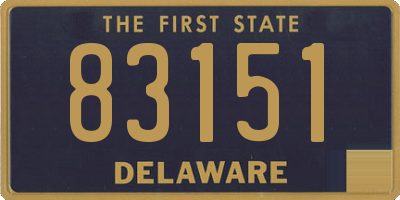 DE license plate 83151