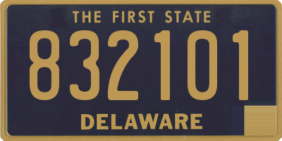 DE license plate 832101