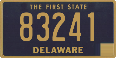 DE license plate 83241