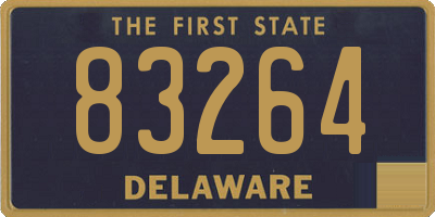 DE license plate 83264