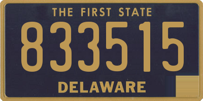 DE license plate 833515