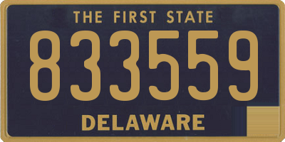 DE license plate 833559
