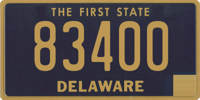 DE license plate 83400