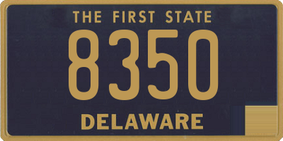 DE license plate 8350