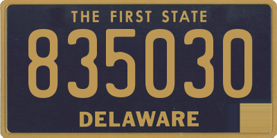 DE license plate 835030