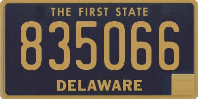 DE license plate 835066