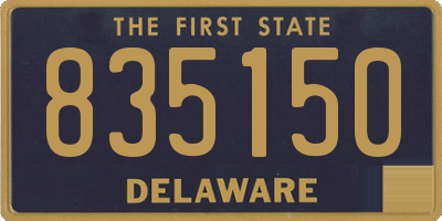 DE license plate 835150
