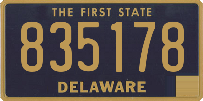 DE license plate 835178