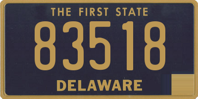 DE license plate 83518